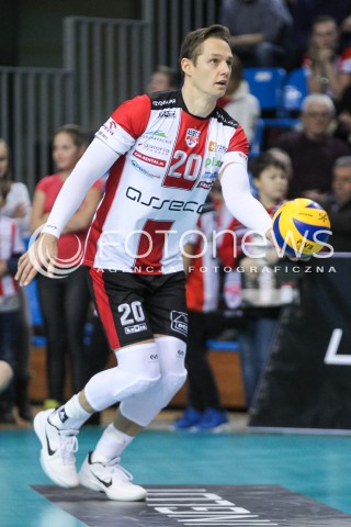  03.12.2016 RZESZOW<br />SIATKOWKA PLUSLIGA 2016/2017 MEN VOLLEYBALL POLAND POLISH PLUS LIGA LEAGUE SEASON 2016/2017<br />MECZ ASSECO RESOVIA RZESZOW - BBTS BIELSKO - BIALA <br />N/Z FREDERIC WINTERS SYLWETKA <br /> 