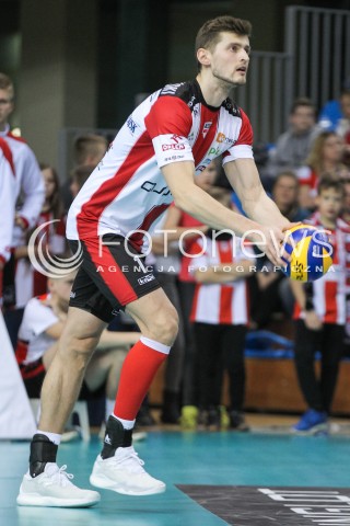  03.12.2016 RZESZOW<br />SIATKOWKA PLUSLIGA 2016/2017 MEN VOLLEYBALL POLAND POLISH PLUS LIGA LEAGUE SEASON 2016/2017<br />MECZ ASSECO RESOVIA RZESZOW - BBTS BIELSKO - BIALA <br />N/Z PIOTR NOWAKOWSKI SYLWETKA <br /> 