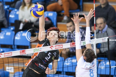  04.12.2016 RZESZOW<br />SIATKOWKA ORLEN LIGA 2016/2017 WOMEN VOLLEYBALL POLAND POLISH ORLENLIGA LEAGUE SEASON 2016/2017<br />MECZ DEVELOPRES SKYRES RZESZOW - KSZO OSTROWIEC<br />N/Z DOROTA SCIURKA <br /> 