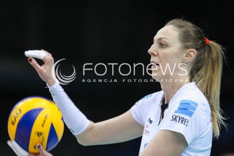  04.12.2016 RZESZOW<br />SIATKOWKA ORLEN LIGA 2016/2017 WOMEN VOLLEYBALL POLAND POLISH ORLENLIGA LEAGUE SEASON 2016/2017<br />MECZ DEVELOPRES SKYRES RZESZOW - KSZO OSTROWIEC<br />N/Z KATARZYNA MROZ SYLWETKA <br /> 