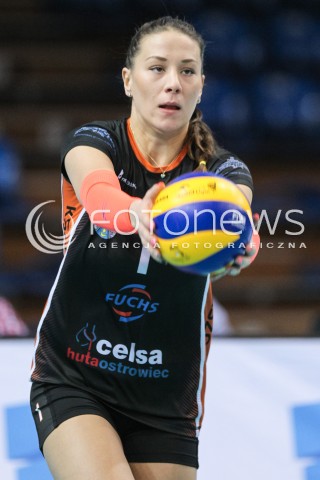  04.12.2016 RZESZOW<br />SIATKOWKA ORLEN LIGA 2016/2017 WOMEN VOLLEYBALL POLAND POLISH ORLENLIGA LEAGUE SEASON 2016/2017<br />MECZ DEVELOPRES SKYRES RZESZOW - KSZO OSTROWIEC<br />N/Z ROKSANA BRZOSKA SYLWETKA <br /> 