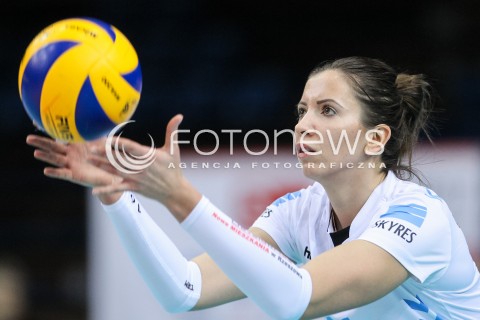  04.12.2016 RZESZOW<br />SIATKOWKA ORLEN LIGA 2016/2017 WOMEN VOLLEYBALL POLAND POLISH ORLENLIGA LEAGUE SEASON 2016/2017<br />MECZ DEVELOPRES SKYRES RZESZOW - KSZO OSTROWIEC<br />N/Z KLAUDIA KACZOROWSKA SYLWETKA <br /> 