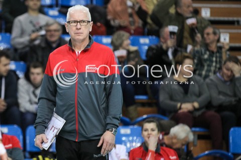  04.12.2016 RZESZOW<br />SIATKOWKA ORLEN LIGA 2016/2017 WOMEN VOLLEYBALL POLAND POLISH ORLENLIGA LEAGUE SEASON 2016/2017<br />MECZ DEVELOPRES SKYRES RZESZOW - KSZO OSTROWIEC<br />N/Z JACEK SKROK - I TRENER ( HEAD COACH ) SYLWETKA <br /> 