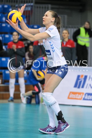  04.12.2016 RZESZOW<br />SIATKOWKA ORLEN LIGA 2016/2017 WOMEN VOLLEYBALL POLAND POLISH ORLENLIGA LEAGUE SEASON 2016/2017<br />MECZ DEVELOPRES SKYRES RZESZOW - KSZO OSTROWIEC<br />N/Z KREMENA KAMENOVA SYLWETKA <br /> 