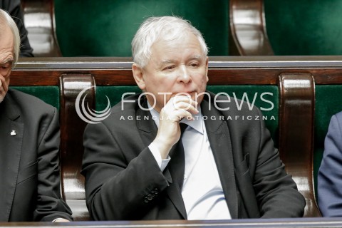  14.12.2016 WARSZAWA SEJM<br />POSIEDZENIE SEJMU RP<br />N/Z JAROSLAW KACZYNSKI<br /> 