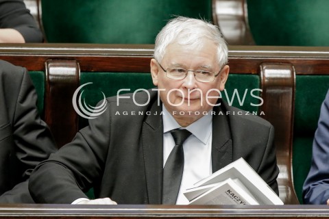  14.12.2016 WARSZAWA SEJM<br />POSIEDZENIE SEJMU RP<br />N/Z JAROSLAW KACZYNSKI<br /> 