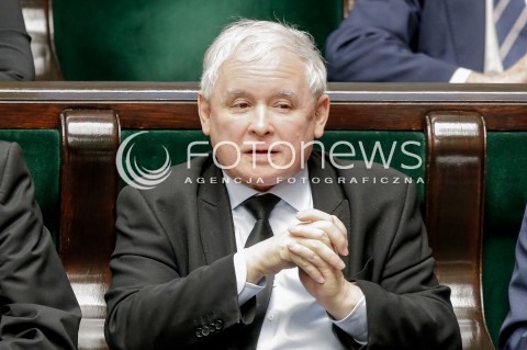  14.12.2016 WARSZAWA SEJM<br />POSIEDZENIE SEJMU RP<br />N/Z JAROSLAW KACZYNSKI<br /> 