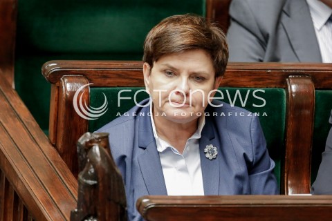  14.12.2016 WARSZAWA SEJM<br />POSIEDZENIE SEJMU RP<br />N/Z PREMIER BEATA SZYDLO<br /> 
