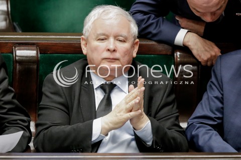  14.12.2016 WARSZAWA SEJM<br />POSIEDZENIE SEJMU RP<br />N/Z JAROSLAW KACZYNSKI<br /> 