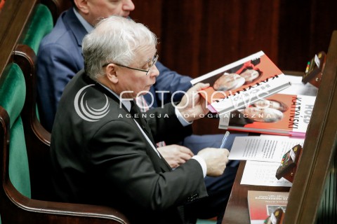  14.12.2016 WARSZAWA SEJM<br />POSIEDZENIE SEJMU RP<br />N/Z JAROSLAW KACZYNSKI<br /> 