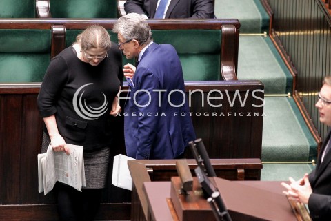  14.12.2016 WARSZAWA SEJM<br />POSIEDZENIE SEJMU RP<br />N/Z SLAWOMIR PIOTROWICZ KRYSTYNA PAWLOWICZ<br /> 