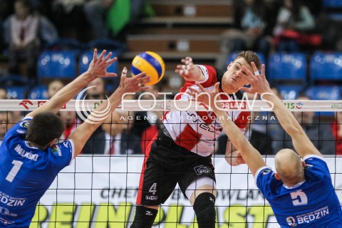  14.12.2016 RZESZOW<br />SIATKOWKA PLUSLIGA 2016/2017 MEN VOLLEYBALL POLAND POLISH PLUS LIGA LEAGUE SEASON 2016/2017<br />MECZ ASSECO RESOVIA RZESZOW - MKS BEDZIN <br />N/Z JOHN GORDON PERRIN <br /> 