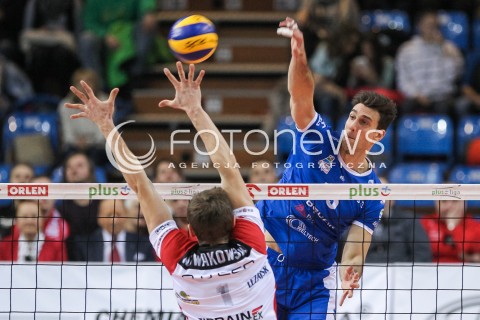  14.12.2016 RZESZOW<br />SIATKOWKA PLUSLIGA 2016/2017 MEN VOLLEYBALL POLAND POLISH PLUS LIGA LEAGUE SEASON 2016/2017<br />MECZ ASSECO RESOVIA RZESZOW - MKS BEDZIN <br />N/Z KYLE RUSSELL <br /> 