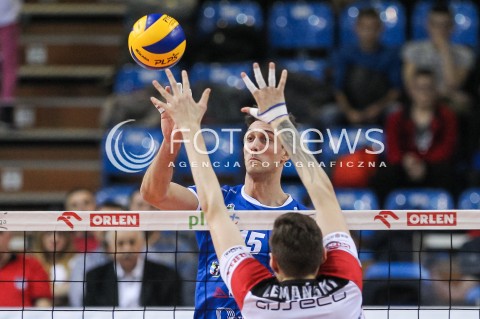  14.12.2016 RZESZOW<br />SIATKOWKA PLUSLIGA 2016/2017 MEN VOLLEYBALL POLAND POLISH PLUS LIGA LEAGUE SEASON 2016/2017<br />MECZ ASSECO RESOVIA RZESZOW - MKS BEDZIN <br />N/Z KYLE RUSSELL <br /> 