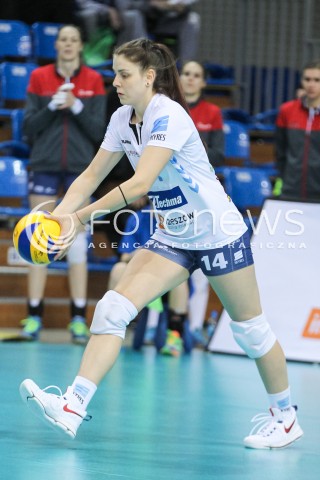 18.12.2016 RZESZOW<br />SIATKOWKA ORLEN LIGA 2016/2017 WOMEN VOLLEYBALL POLAND POLISH ORLENLIGA LEAGUE SEASON 2016/2017<br />MECZ DEVELOPRES SKYRES RZESZOW - GIACOMINI BUDOWLANI TORUN <br />N/Z MIROSLAVA PASKOVA SYLWETKA <br /> 