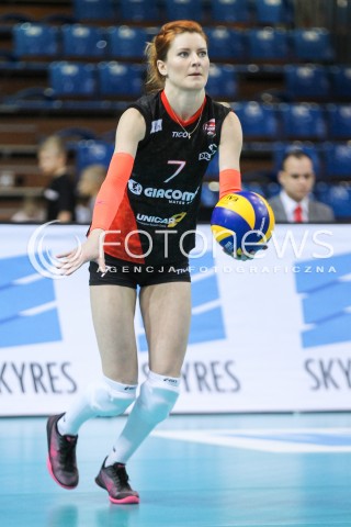  18.12.2016 RZESZOW<br />SIATKOWKA ORLEN LIGA 2016/2017 WOMEN VOLLEYBALL POLAND POLISH ORLENLIGA LEAGUE SEASON 2016/2017<br />MECZ DEVELOPRES SKYRES RZESZOW - GIACOMINI BUDOWLANI TORUN <br />N/Z PATRYCJA POLAK SYLWETKA <br /> 