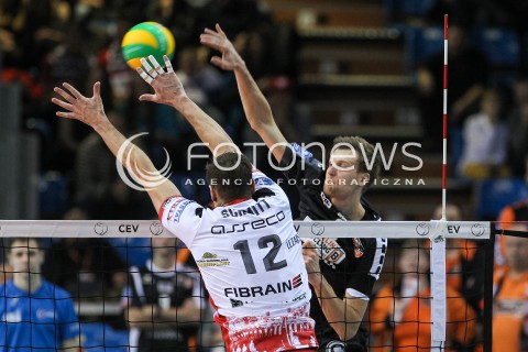  22.12.2016 RZESZOW POLAND<br />SIATKOWKA LIGA MISTRZOW <br />MEN CEV VOLLEYBALL CHAMPIONS LEAGUE 2016/2017<br />MATCH ASSECO RESOVIA RZESZOW - BERLIN RECYCLING VOLLEYS <br />N/Z TSIMAFEI ZHUKOUSKI <br /> 