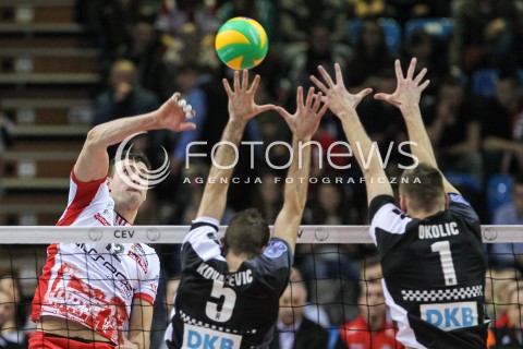  22.12.2016 RZESZOW POLAND<br />SIATKOWKA LIGA MISTRZOW <br />MEN CEV VOLLEYBALL CHAMPIONS LEAGUE 2016/2017<br />MATCH ASSECO RESOVIA RZESZOW - BERLIN RECYCLING VOLLEYS <br />N/Z GAVIN SCHMITT <br /> 