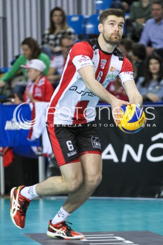  04.01.2017 RZESZOW<br />SIATKOWKA PUCHAR POLSKI MEZCZYZN 2017<br />MECZ 1/8 PUCHARU POLSKI <br />MEN VOLLEYBALL POLAND POLISH CUP SEASON 2016/2017 <br />MECZ ASSECO RESOVIA RZESZOW - INDYKPOL AZS OLSZTYN<br />N/Z DAWID DRYJA SYLWETKA <br /> 