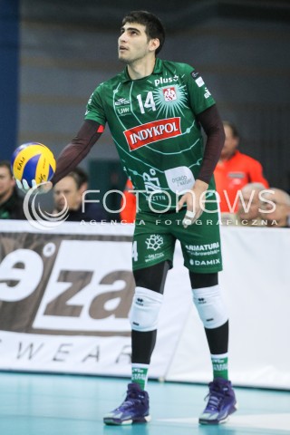  04.01.2017 RZESZOW<br />SIATKOWKA PUCHAR POLSKI MEZCZYZN 2017<br />MECZ 1/8 PUCHARU POLSKI <br />MEN VOLLEYBALL POLAND POLISH CUP SEASON 2016/2017 <br />MECZ ASSECO RESOVIA RZESZOW - INDYKPOL AZS OLSZTYN<br />N/Z EZEQUIEL PALACIOS SYLWETKA <br /> 