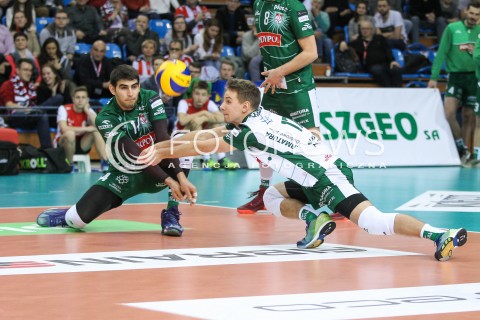  04.01.2017 RZESZOW<br />SIATKOWKA PUCHAR POLSKI MEZCZYZN 2017<br />MECZ 1/8 PUCHARU POLSKI <br />MEN VOLLEYBALL POLAND POLISH CUP SEASON 2016/2017 <br />MECZ ASSECO RESOVIA RZESZOW - INDYKPOL AZS OLSZTYN<br />N/Z EZEQUIEL PALACIOS JAKUB ZABLOCKI <br /> 
