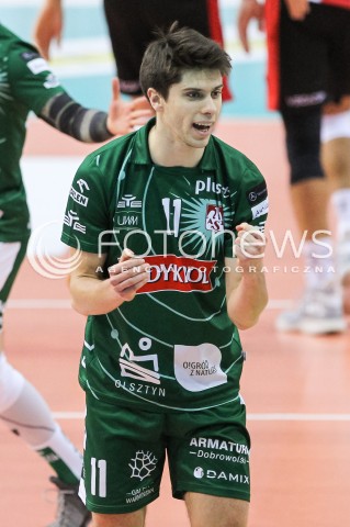  04.01.2017 RZESZOW<br />SIATKOWKA PUCHAR POLSKI MEZCZYZN 2017<br />MECZ 1/8 PUCHARU POLSKI <br />MEN VOLLEYBALL POLAND POLISH CUP SEASON 2016/2017 <br />MECZ ASSECO RESOVIA RZESZOW - INDYKPOL AZS OLSZTYN<br />N/Z ALEKSANDER SLIWKA SYLWETKA RADOSC EMOCJE <br /> 