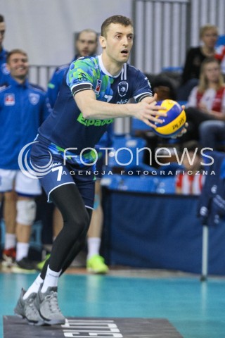  07.01.2017 RZESZOW<br />SIATKOWKA PLUSLIGA 2016/2017 MEN VOLLEYBALL POLAND POLISH PLUS LIGA LEAGUE SEASON 2016/2017<br />MECZ ASSECO RESOVIA RZESZOW - ESPADON SZCZECIN <br />N/Z LUKASZ PERLOWSKI SYLWETKA <br /> 