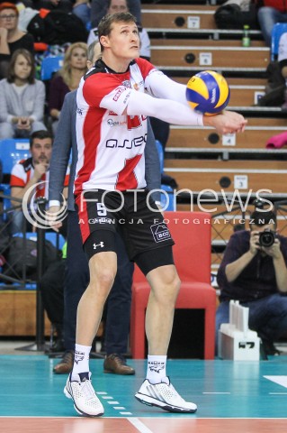  07.01.2017 RZESZOW<br />SIATKOWKA PLUSLIGA 2016/2017 MEN VOLLEYBALL POLAND POLISH PLUS LIGA LEAGUE SEASON 2016/2017<br />MECZ ASSECO RESOVIA RZESZOW - ESPADON SZCZECIN <br />N/Z LUKAS TICHACEK SYLWETKA <br /> 