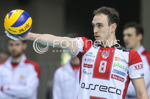  07.01.2017 RZESZOW<br />SIATKOWKA PLUSLIGA 2016/2017 MEN VOLLEYBALL POLAND POLISH PLUS LIGA LEAGUE SEASON 2016/2017<br />MECZ ASSECO RESOVIA RZESZOW - ESPADON SZCZECIN <br />N/Z MARKO IVOVIC SYLWETKA <br /> 