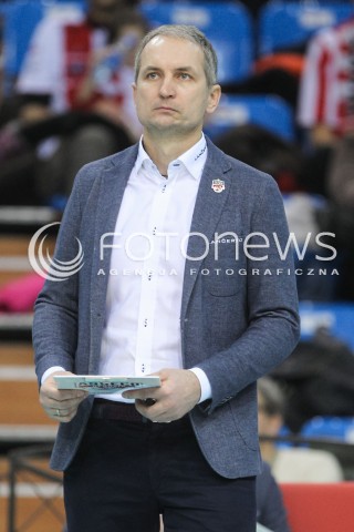  07.01.2017 RZESZOW<br />SIATKOWKA PLUSLIGA 2016/2017 MEN VOLLEYBALL POLAND POLISH PLUS LIGA LEAGUE SEASON 2016/2017<br />MECZ ASSECO RESOVIA RZESZOW - ESPADON SZCZECIN <br />N/Z ANDRZEJ KOWAL - I TRENER ( HEAD COACH ) SYLWETKA <br /> 