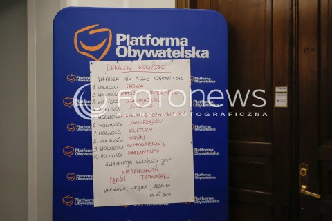  11.01.2017 WARSZAWA SEJM<br />POSIEDZENIE SEJMU RP<br />N/Z DEKALOG WOLNOSCI<br /> 