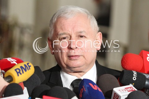  11.01.2017 WARSZAWA SEJM<br />POSIEDZENIE SEJMU RP<br />N/Z JAROSLAW KACZYNSKI<br /> 