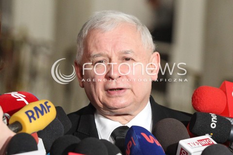  11.01.2017 WARSZAWA SEJM<br />POSIEDZENIE SEJMU RP<br />N/Z JAROSLAW KACZYNSKI<br /> 