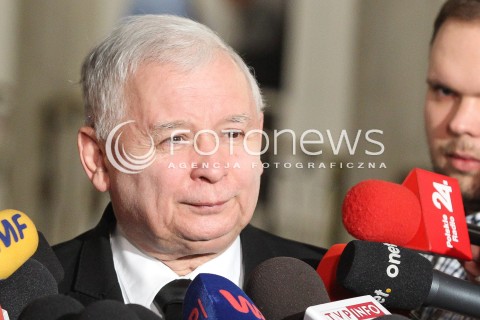  11.01.2017 WARSZAWA SEJM<br />POSIEDZENIE SEJMU RP<br />N/Z JAROSLAW KACZYNSKI<br /> 
