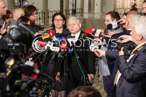  11.01.2017 WARSZAWA SEJM<br />POSIEDZENIE SEJMU RP<br />N/Z JAROSLAW KACZYNSKI<br /> 