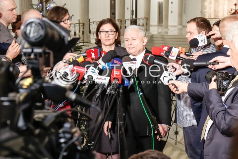  11.01.2017 WARSZAWA SEJM<br />POSIEDZENIE SEJMU RP<br />N/Z JAROSLAW KACZYNSKI<br /> 