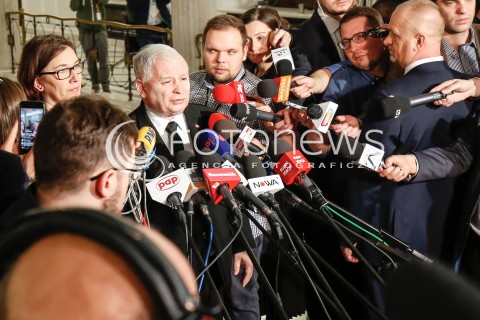  11.01.2017 WARSZAWA SEJM<br />POSIEDZENIE SEJMU RP<br />N/Z JAROSLAW KACZYNSKI<br /> 