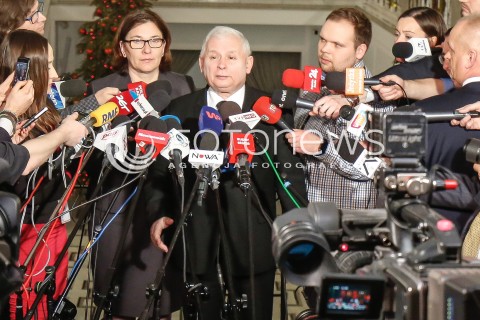  11.01.2017 WARSZAWA SEJM<br />POSIEDZENIE SEJMU RP<br />N/Z JAROSLAW KACZYNSKI<br /> 
