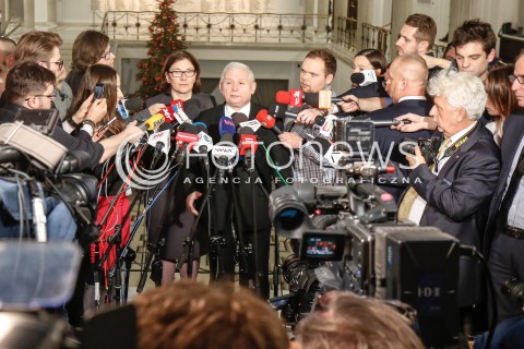  11.01.2017 WARSZAWA SEJM<br />POSIEDZENIE SEJMU RP<br />N/Z JAROSLAW KACZYNSKI<br /> 