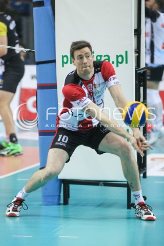  11.01.2017 RZESZOW <br />SIATKOWKA PUCHAR POLSKI MEZCZYZN 2017 <br />MECZ 1/4 PUCHARU POLSKI <br />MEN VOLLEYBALL POLAND POLISH CUP SEASON 2016/2017 <br />MECZ ASSECO RESOVIA RZESZOW - LOTOS TREFL GDANSK <br />N/Z JOCHEN SCHOPS SYLWETKA <br /> 