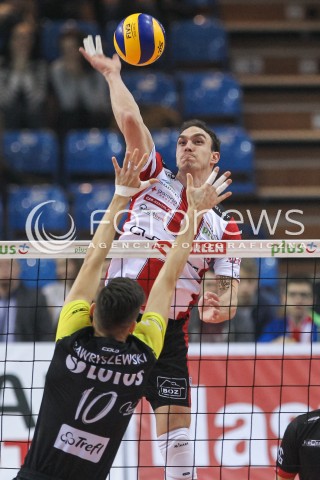  11.01.2017 RZESZOW <br />SIATKOWKA PUCHAR POLSKI MEZCZYZN 2017 <br />MECZ 1/4 PUCHARU POLSKI <br />MEN VOLLEYBALL POLAND POLISH CUP SEASON 2016/2017 <br />MECZ ASSECO RESOVIA RZESZOW - LOTOS TREFL GDANSK <br />N/Z MARKO IVOVIC <br /> 