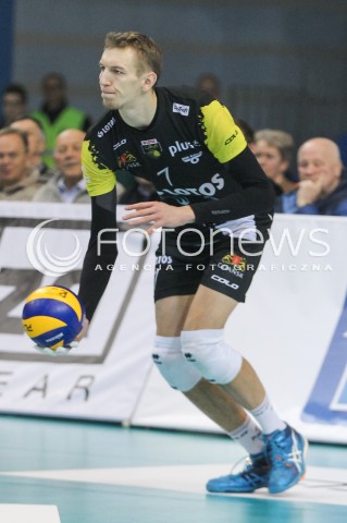  11.01.2017 RZESZOW <br />SIATKOWKA PUCHAR POLSKI MEZCZYZN 2017 <br />MECZ 1/4 PUCHARU POLSKI <br />MEN VOLLEYBALL POLAND POLISH CUP SEASON 2016/2017 <br />MECZ ASSECO RESOVIA RZESZOW - LOTOS TREFL GDANSK <br />N/Z DAMIAN SCHULZ SYLWETKA <br /> 