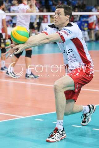  19.01.2017 RZESZOW POLAND<br />SIATKOWKA LIGA MISTRZOW <br />MEN CEV VOLLEYBALL CHAMPIONS LEAGUE 2016/2017<br />MATCH ASSECO RESOVIA RZESZOW - CUCINE LUBE CIVITANOVA <br />N/Z JOCHEN SCHOPS SYLWETKA <br /> 