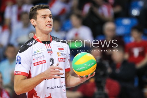  19.01.2017 RZESZOW POLAND<br />SIATKOWKA LIGA MISTRZOW <br />MEN CEV VOLLEYBALL CHAMPIONS LEAGUE 2016/2017<br />MATCH ASSECO RESOVIA RZESZOW - CUCINE LUBE CIVITANOVA <br />N/Z THOMAS JAESCHKE SYLWETKA <br /> 
