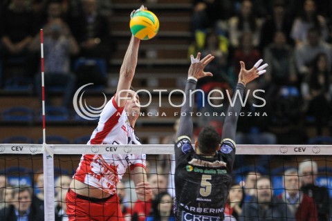  19.01.2017 RZESZOW POLAND<br />SIATKOWKA LIGA MISTRZOW <br />MEN CEV VOLLEYBALL CHAMPIONS LEAGUE 2016/2017<br />MATCH ASSECO RESOVIA RZESZOW - CUCINE LUBE CIVITANOVA <br />N/Z GAVIN SCHMITT <br /> 