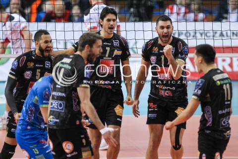  19.01.2017 RZESZOW POLAND<br />SIATKOWKA LIGA MISTRZOW <br />MEN CEV VOLLEYBALL CHAMPIONS LEAGUE 2016/2017<br />MATCH ASSECO RESOVIA RZESZOW - CUCINE LUBE CIVITANOVA <br />N/Z TSVETAN SOKOLOV DRAGAN STANKOVIC OSMANY PORTUONDO JUANTORENA RADOSC EMOCJE <br /> 