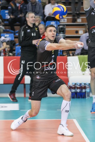  28.01.2017 RZESZOW<br />SIATKOWKA PLUSLIGA 2016/2017 MEN VOLLEYBALL POLAND POLISH PLUS LIGA LEAGUE SEASON 2016/2017<br />MECZ ASSECO RESOVIA RZESZOW - PGE SKRA BELCHATOW <br />N/Z MARIUSZ WLAZLY SYLWETKA <br /> 