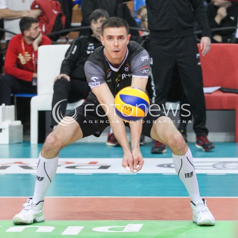  28.01.2017 RZESZOW<br />SIATKOWKA PLUSLIGA 2016/2017 MEN VOLLEYBALL POLAND POLISH PLUS LIGA LEAGUE SEASON 2016/2017<br />MECZ ASSECO RESOVIA RZESZOW - PGE SKRA BELCHATOW <br />N/Z MARIUSZ WLAZLY SYLWETKA <br /> 