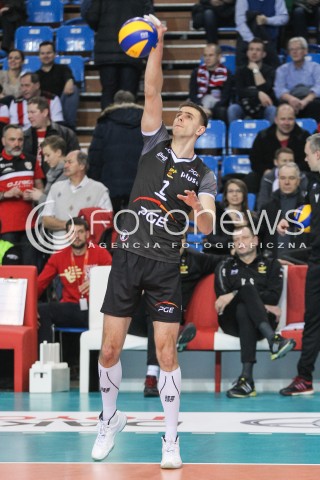  28.01.2017 RZESZOW<br />SIATKOWKA PLUSLIGA 2016/2017 MEN VOLLEYBALL POLAND POLISH PLUS LIGA LEAGUE SEASON 2016/2017<br />MECZ ASSECO RESOVIA RZESZOW - PGE SKRA BELCHATOW <br />N/Z MARIUSZ WLAZLY SYLWETKA <br /> 