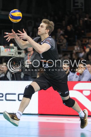  28.01.2017 RZESZOW<br />SIATKOWKA PLUSLIGA 2016/2017 MEN VOLLEYBALL POLAND POLISH PLUS LIGA LEAGUE SEASON 2016/2017<br />MECZ ASSECO RESOVIA RZESZOW - PGE SKRA BELCHATOW <br />N/Z ARTUR SZALPUK SYLWETKA <br /> 